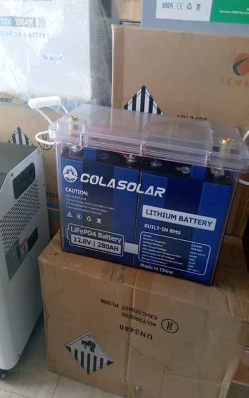 COLASOLAR 3.6KWh Transparent Lithium Battery