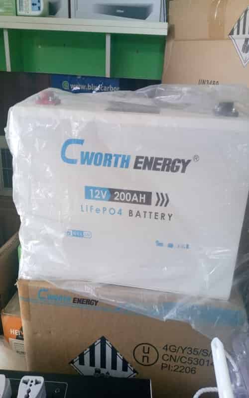 Cworth 2.56KWh 12V Lithium Battery